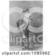 Yakima Native American Indian Mother With Baby On Her Back Free Historical Stock Photography